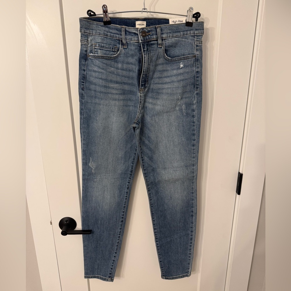 Sneak Peek Medium Wash High-Rise Skinny Jeans